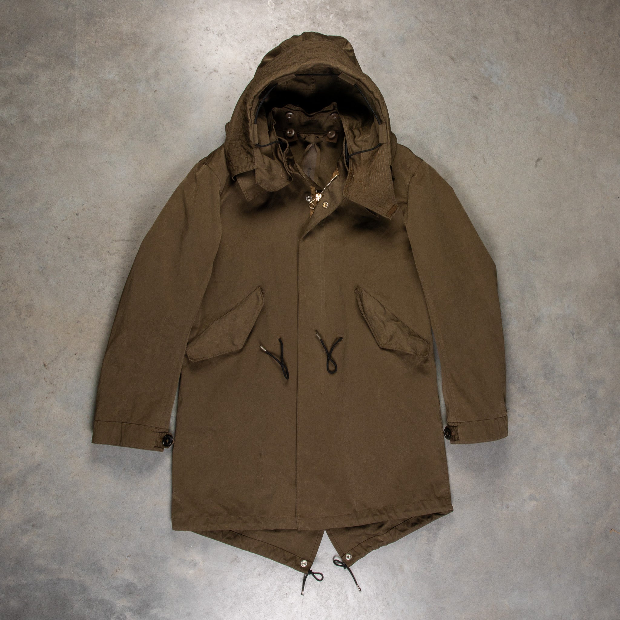 Ten C Parka Oliva Scuro