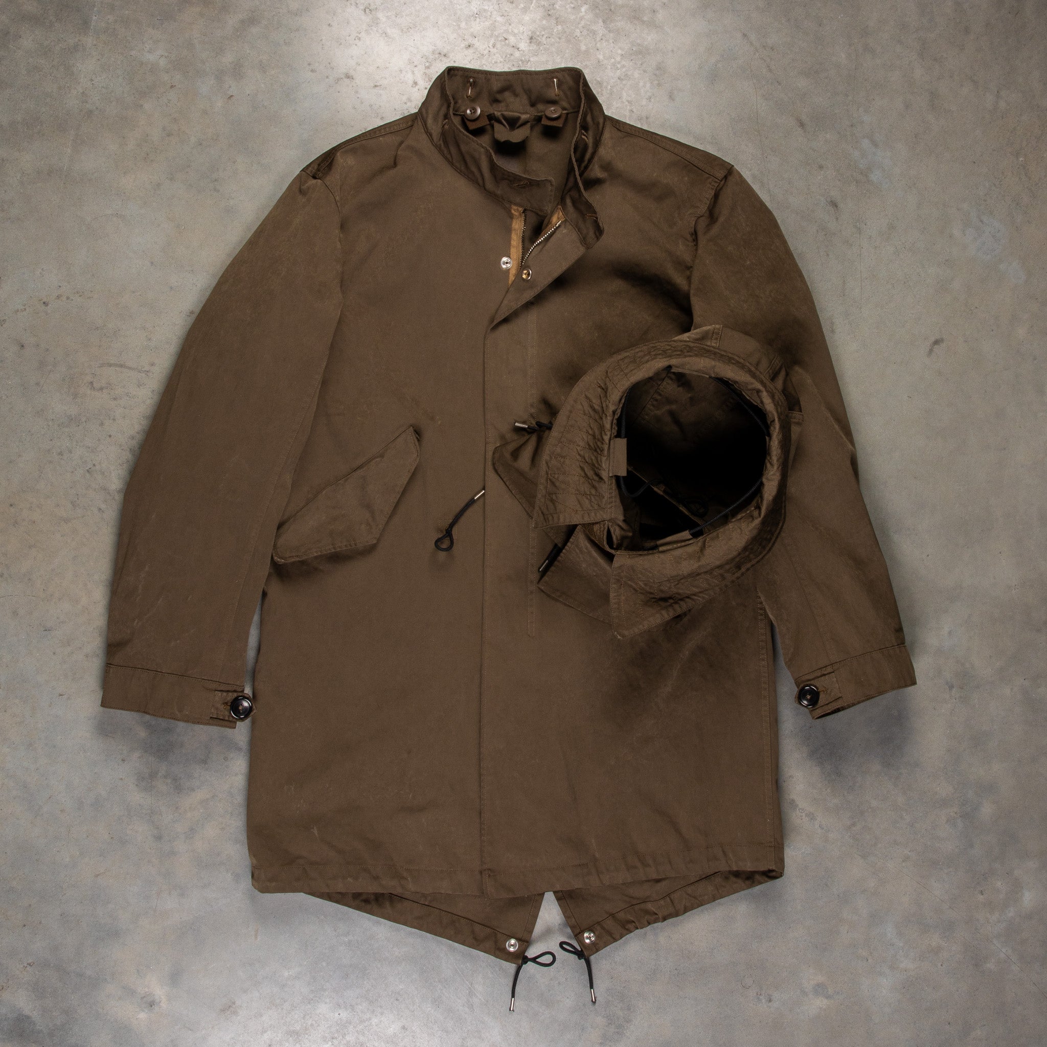 Ten C Parka Oliva Scuro