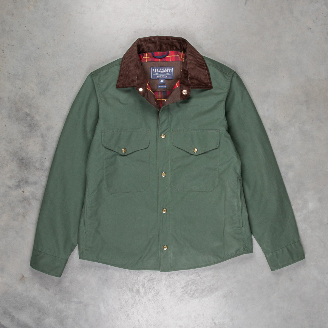 Manifattura Ceccarelli Heavy Shirt Dark Green