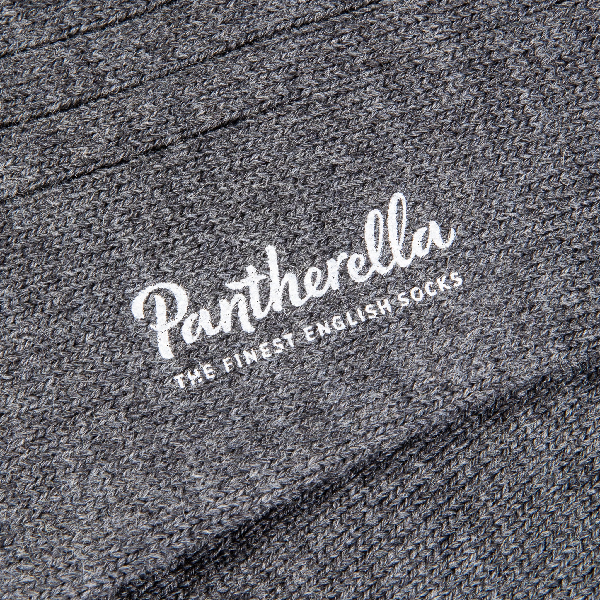 Pantherella Packington Merino wool socks Dark Grey Mix