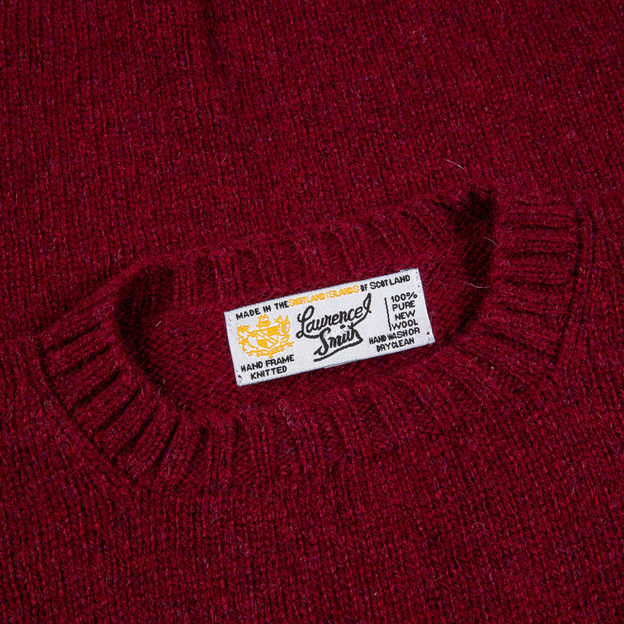 Laurence J. Smith  Super soft Seamless Crew Neck Pullover Bord Mix