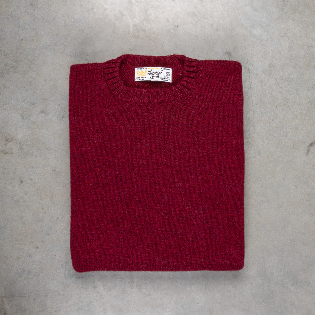Laurence J. Smith  Super soft Seamless Crew Neck Pullover Bord Mix