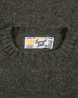 Laurence J. Smith Super soft Seamless Crew Neck Pullover Spruce