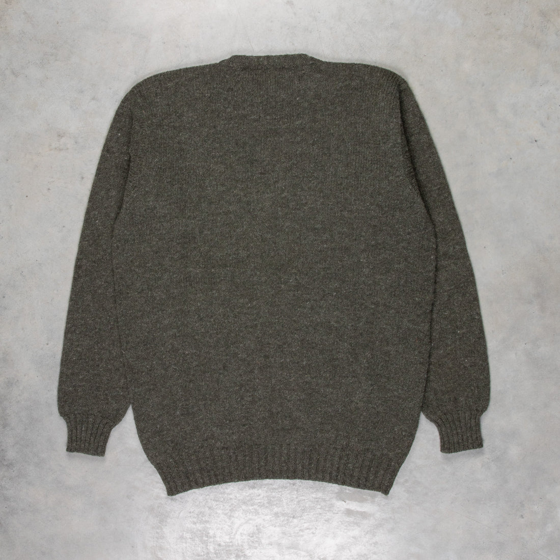 Laurence J. Smith Super soft Seamless Crew Neck Pullover Spruce