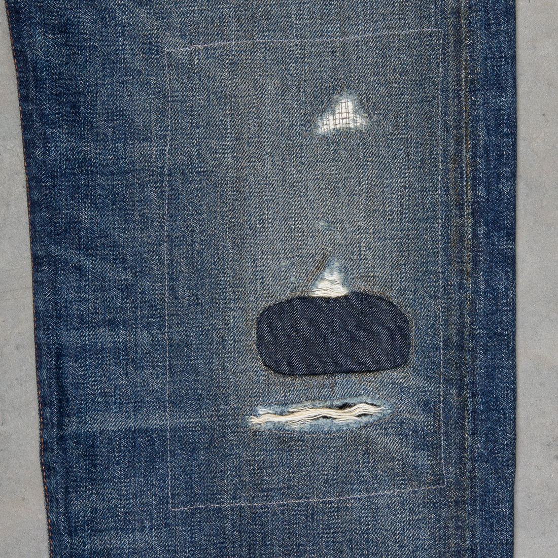 RRL Straight Fit Denim Hawley Wash