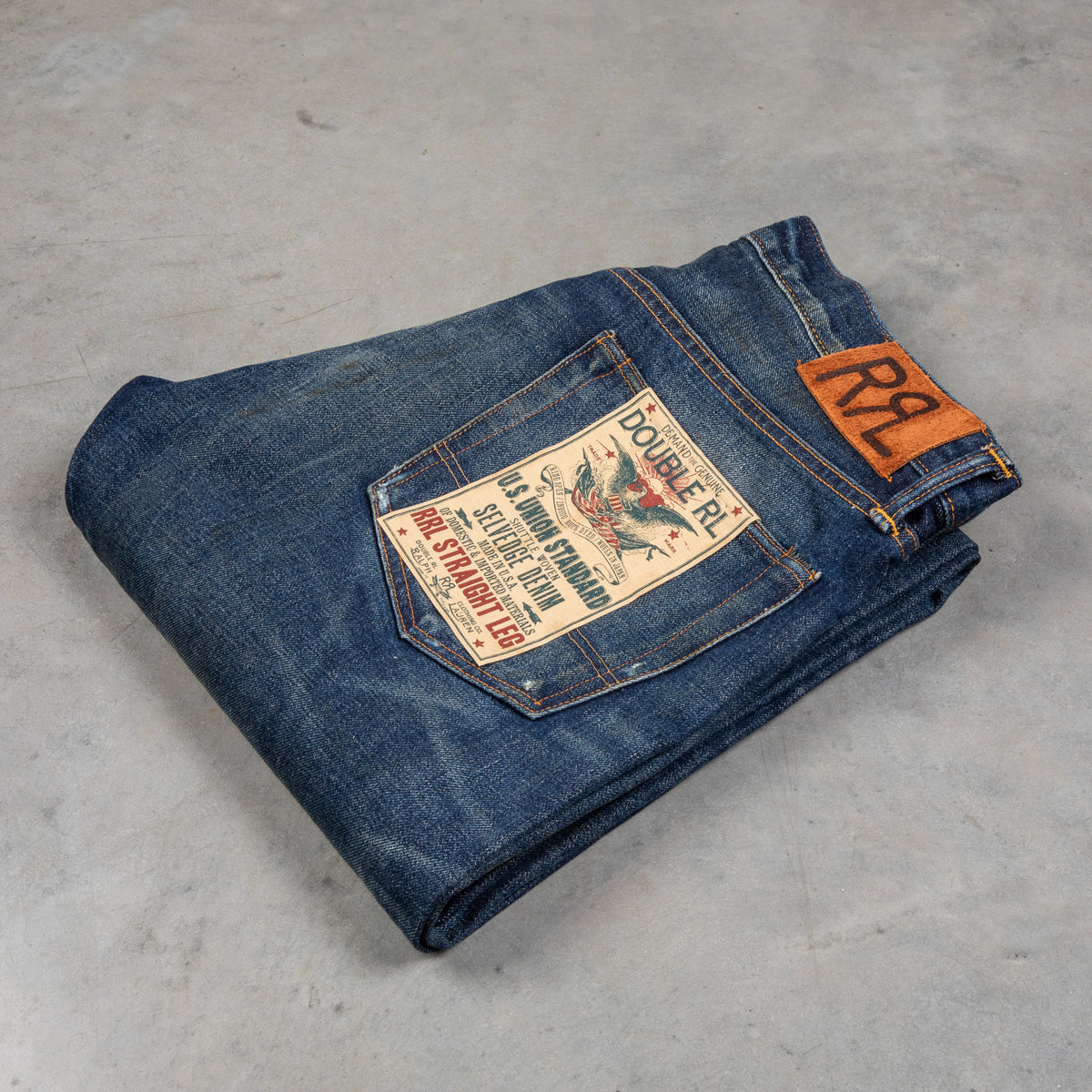 RRL Straight Fit Denim Hawley Wash – Frans Boone Store