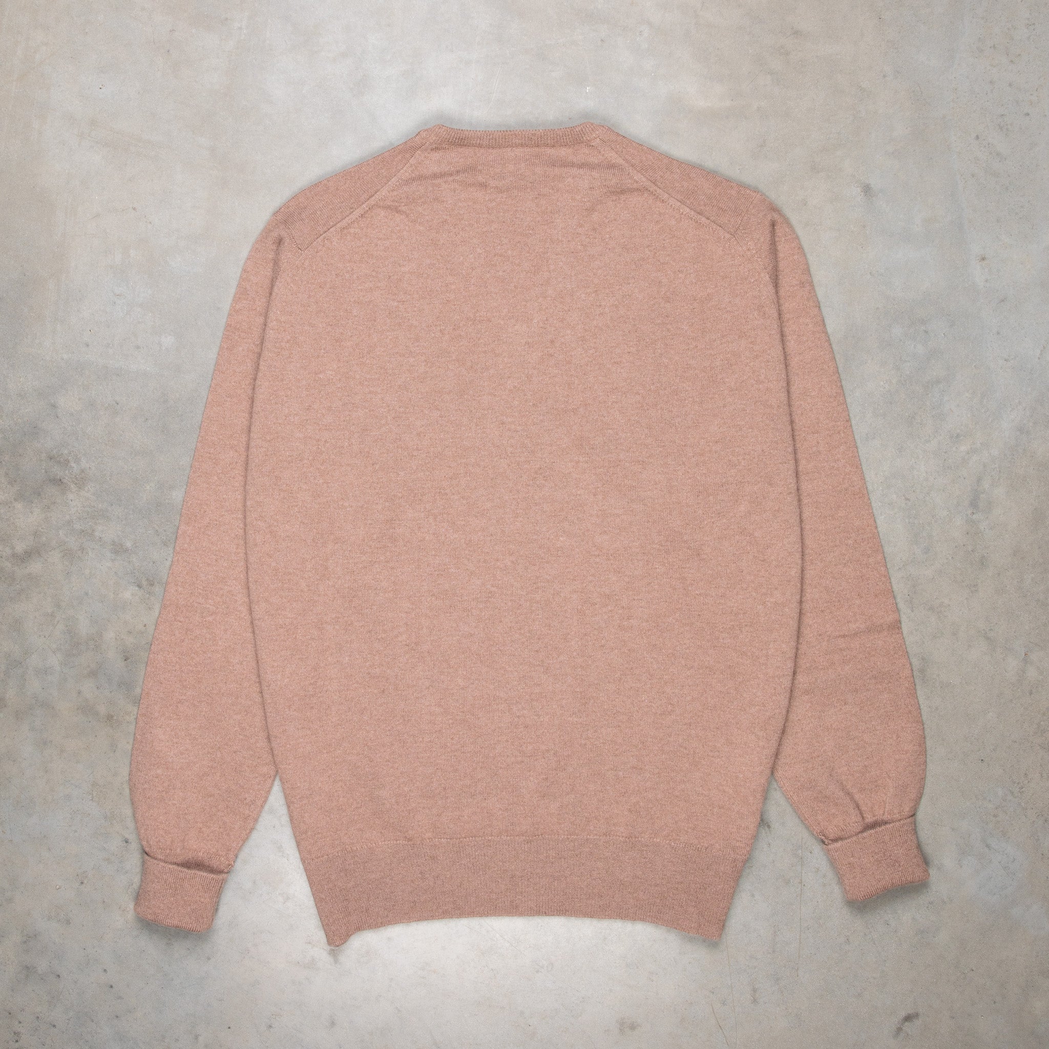 William Lockie Oxton Cashmere V-Neck Dormouse