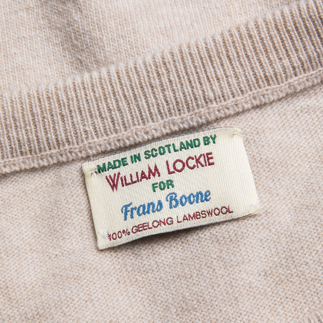 William Lockie x Frans Boone Super Geelong Gordon Crew Neck Slipover Swansdown