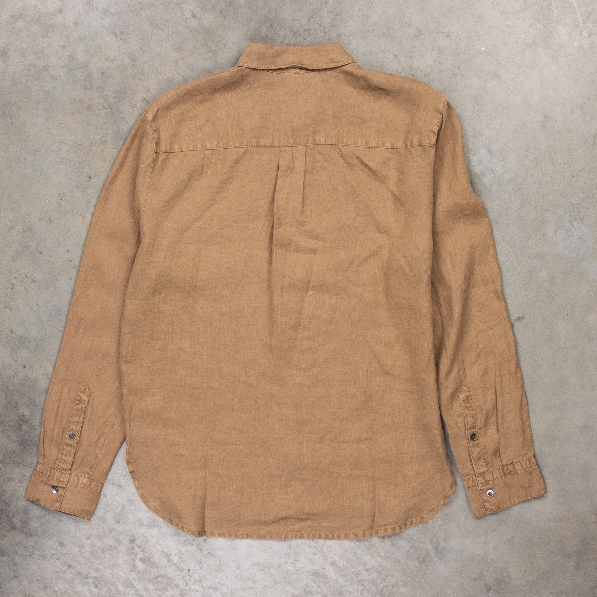 James Perse Classic Linen shirt Cashew