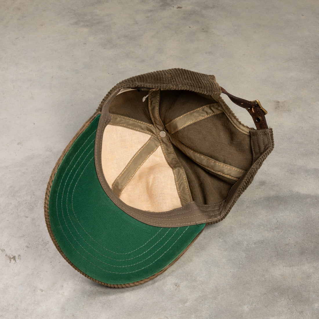 RRL Corduroy Trucker Cap Loden