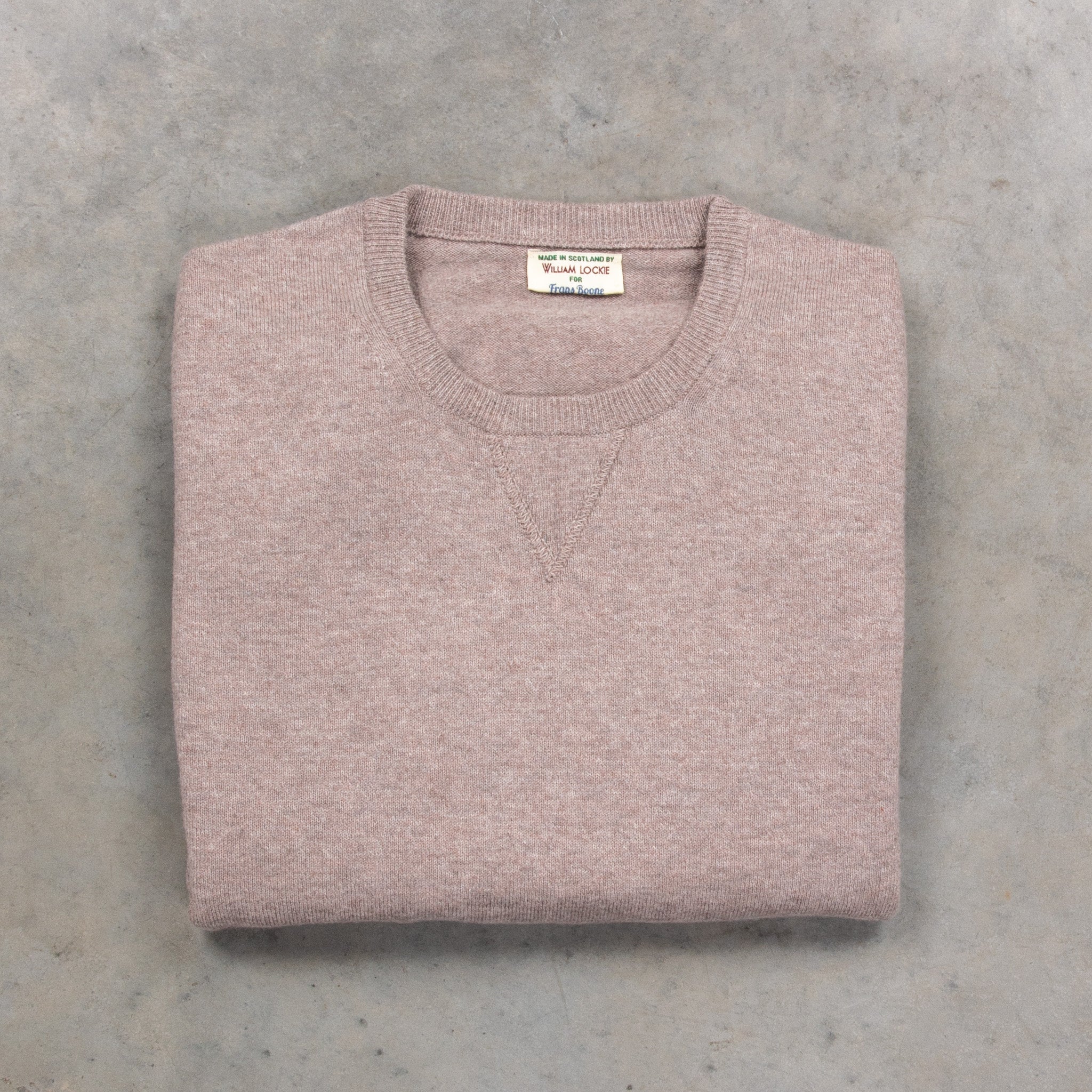 William Lockie x Frans Boone Odyssey Cash/Cotton Sweater Lynx