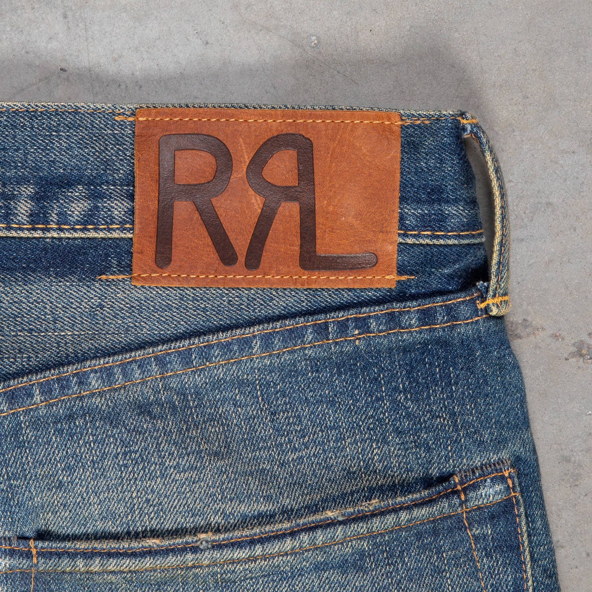 RRL High Slim Jeans Yosemite Wash