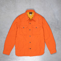 RRL Mountaineer Quilted Shirt Outdoor Orange