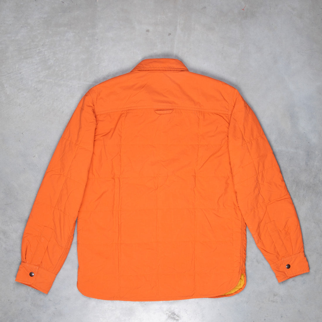 RRL Mountaineer Quilted Shirt Outdoor Orange