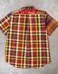 Engineered Garments Popover BD Shirt Red Khaki Plaid