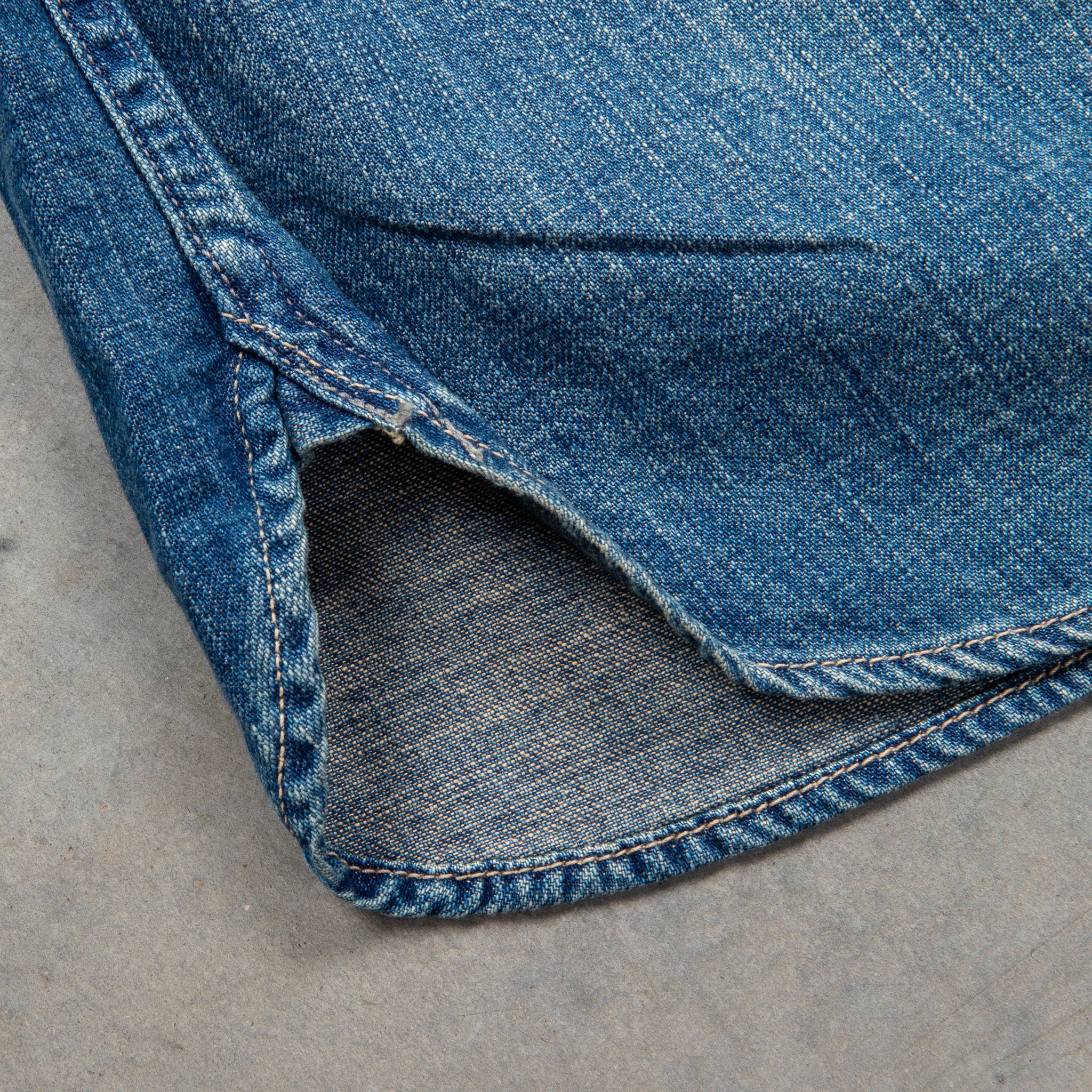 Fullcount 4890HW Work Shirt Denim Washed