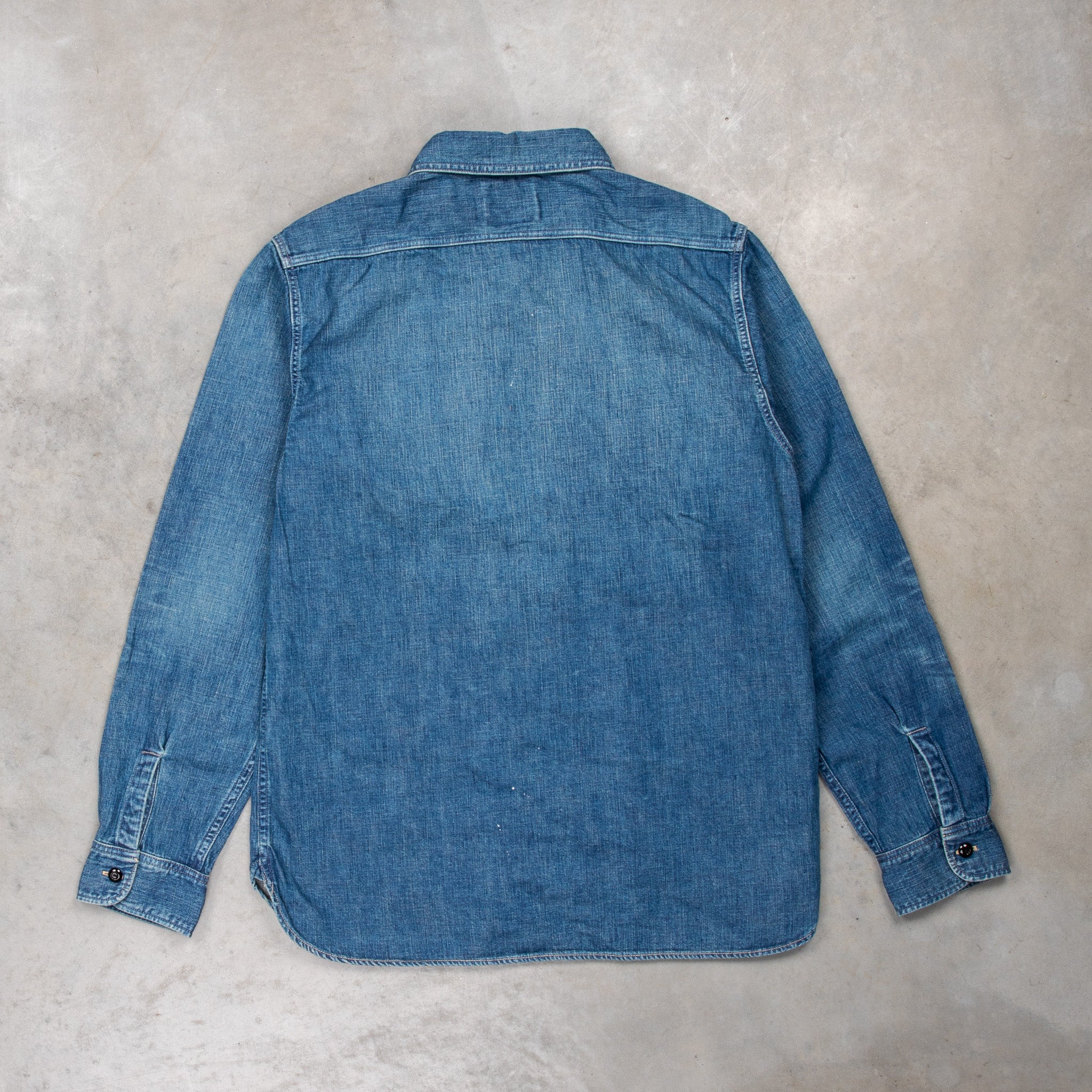 Fullcount 4890HW Work Shirt Denim Washed