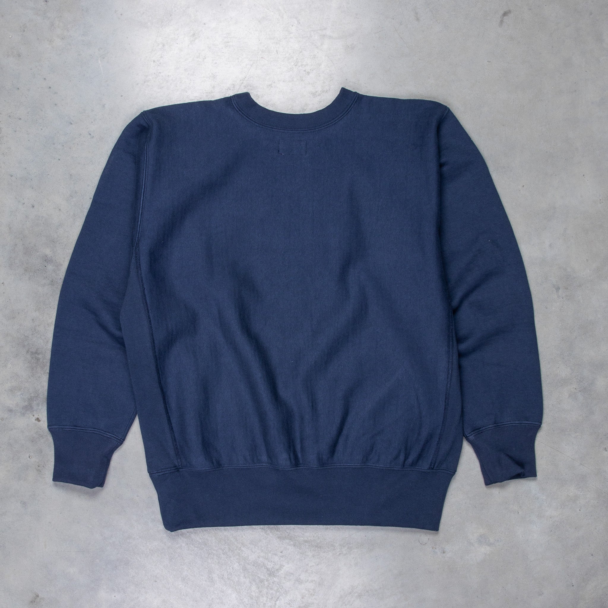The Real McCoy&#39;s Heavyweight Crew Neck Navy