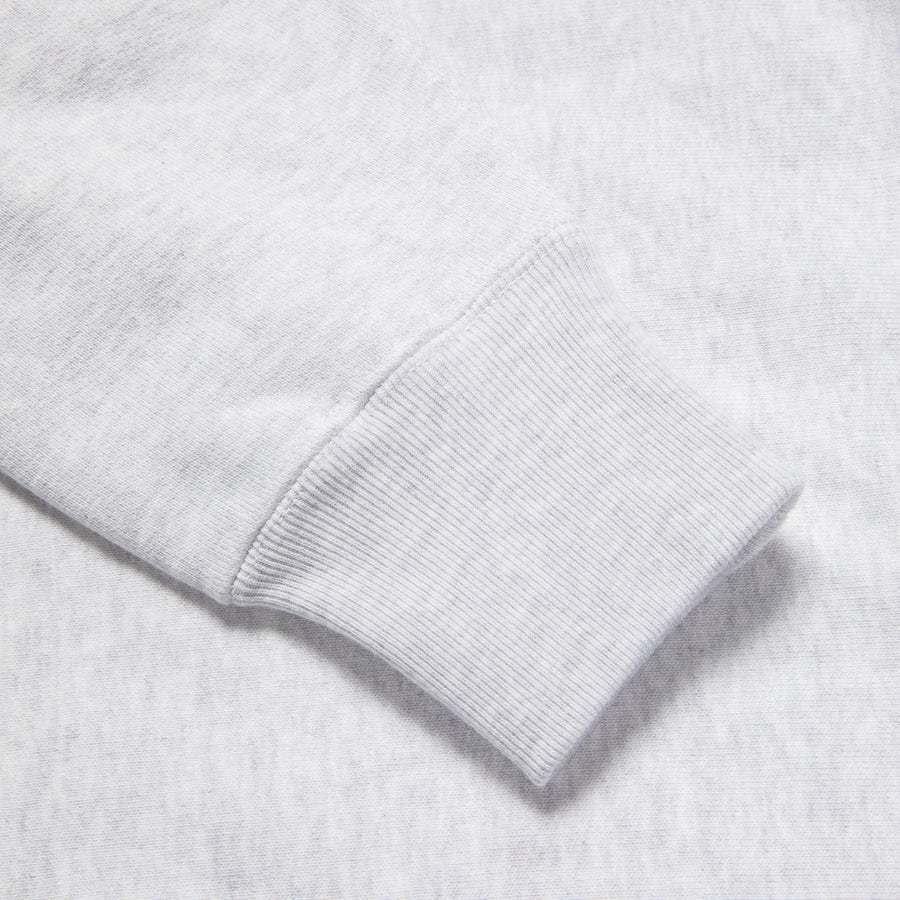 The Real McCoy's Heavyweight Hooded Sweatshirt Silver