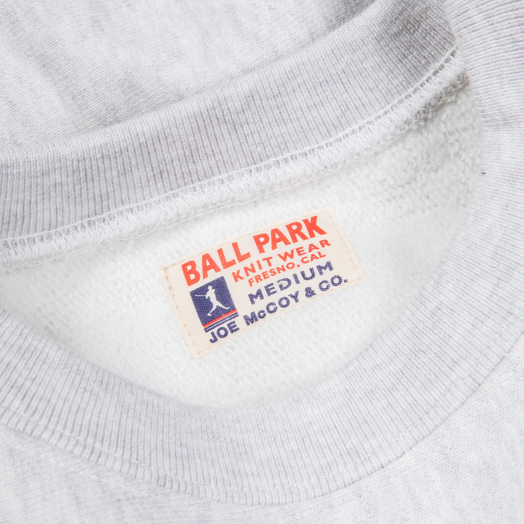 The Real McCoy&#39;s Heavyweight Crew Neck Silver