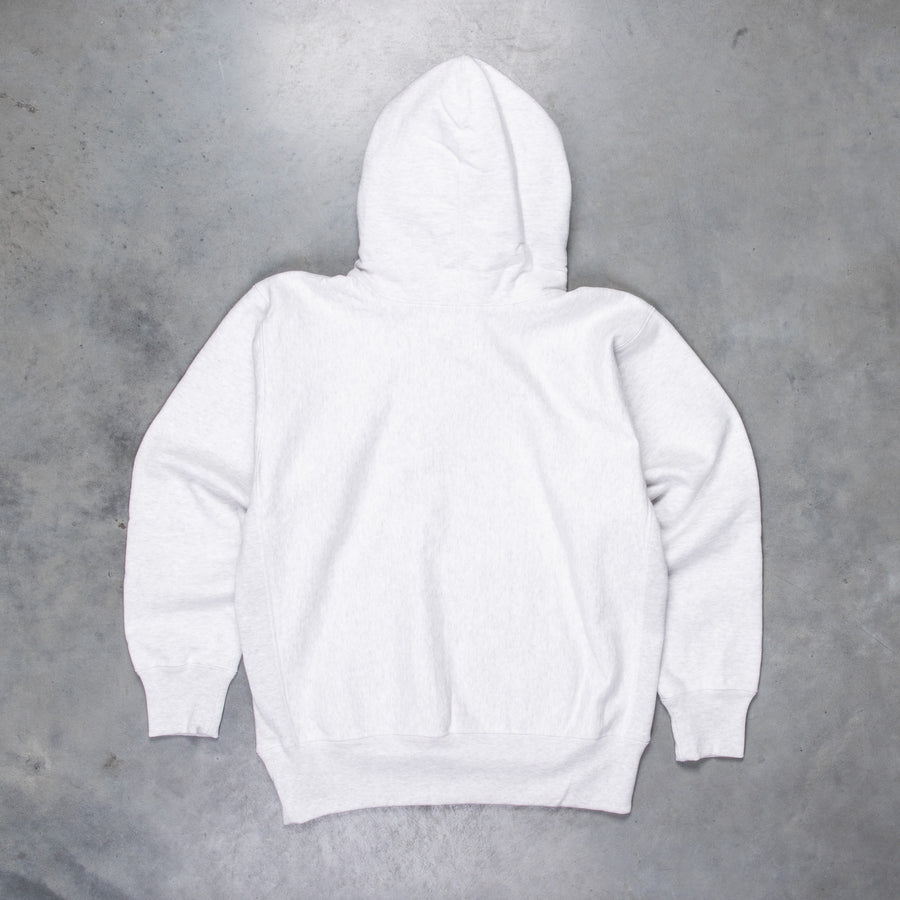 The Real McCoy's Heavyweight Hooded Sweatshirt Silver