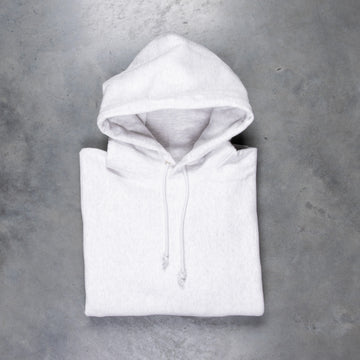 The Real McCoy's Heavyweight Hooded Sweatshirt Silver