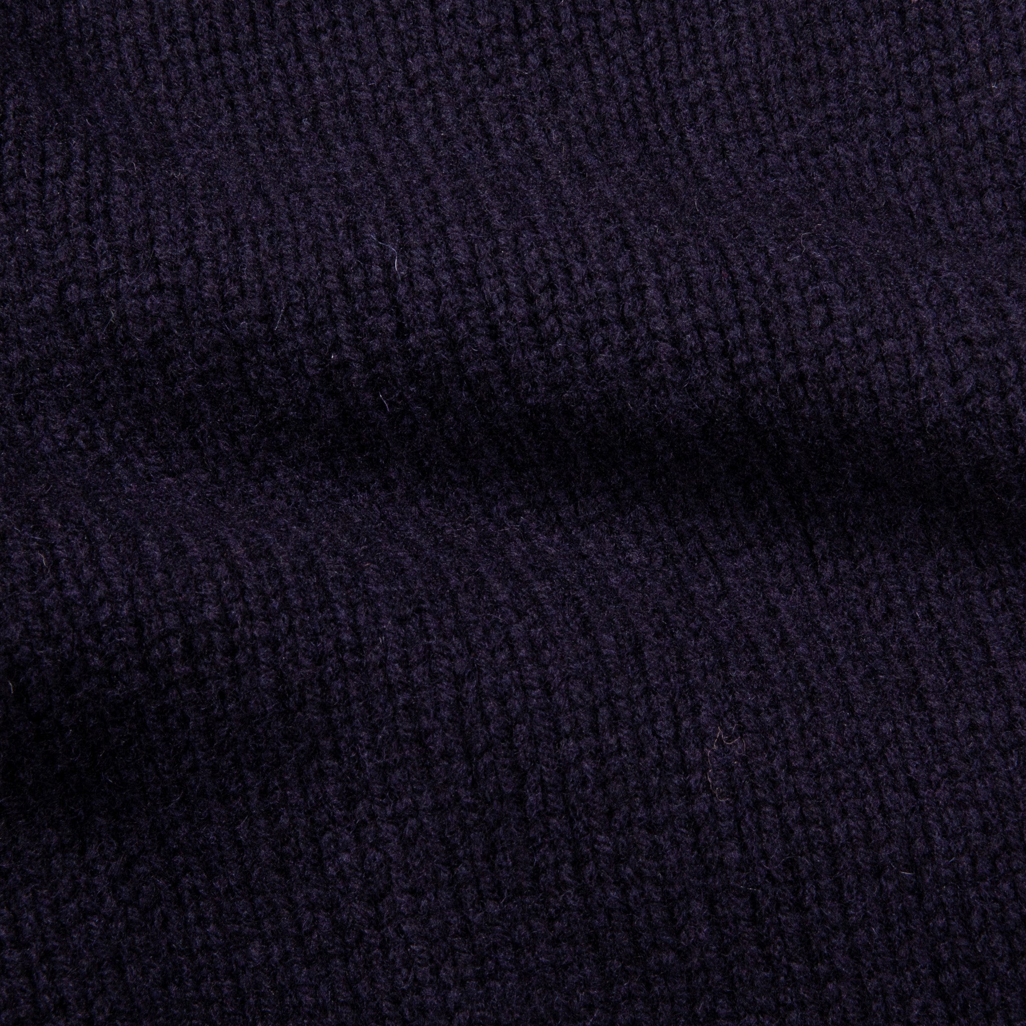 William Lockie x Frans Boone Alain Shawl Cardigan Lambswool Navy