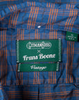 Gitman Vintage x Frans Boone Oxford Check Denim Orange - Buck