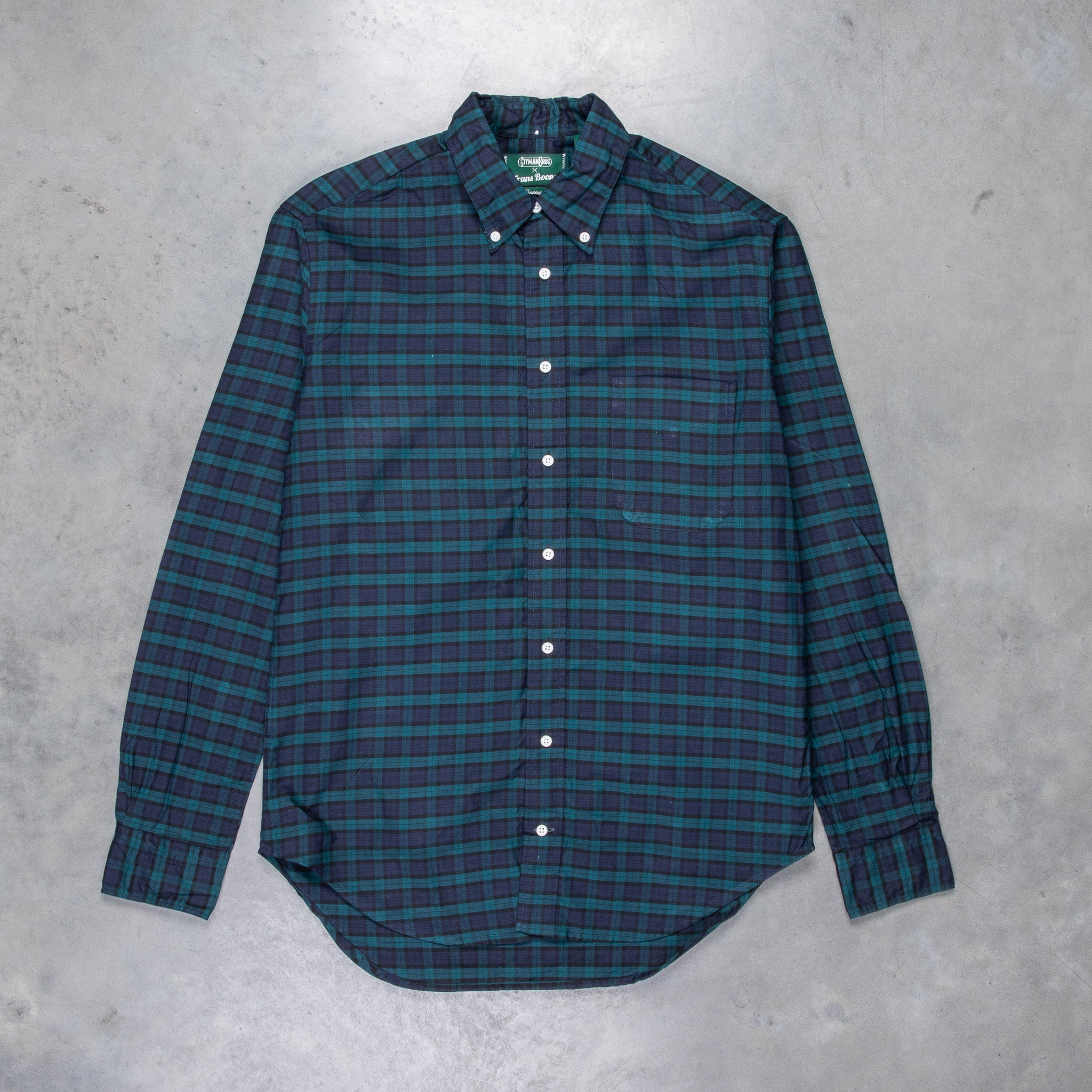 Gitman Vintage x Frans Boone Blackwatch Oxford - Noah
