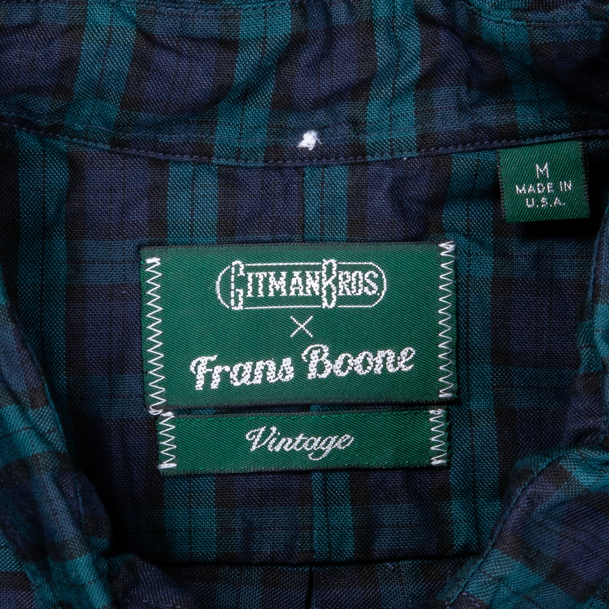 Gitman Vintage x Frans Boone Blackwatch Oxford - Noah