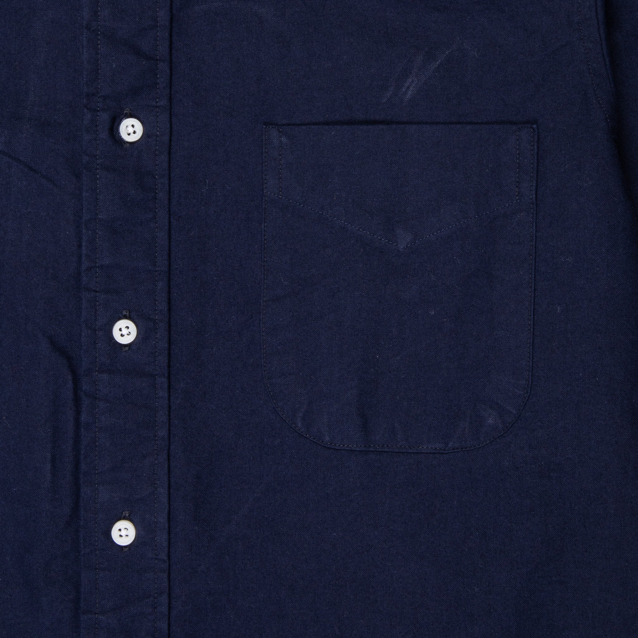 Gitman Vintage X Frans Boone Overdyed Navy Oxford - Lee