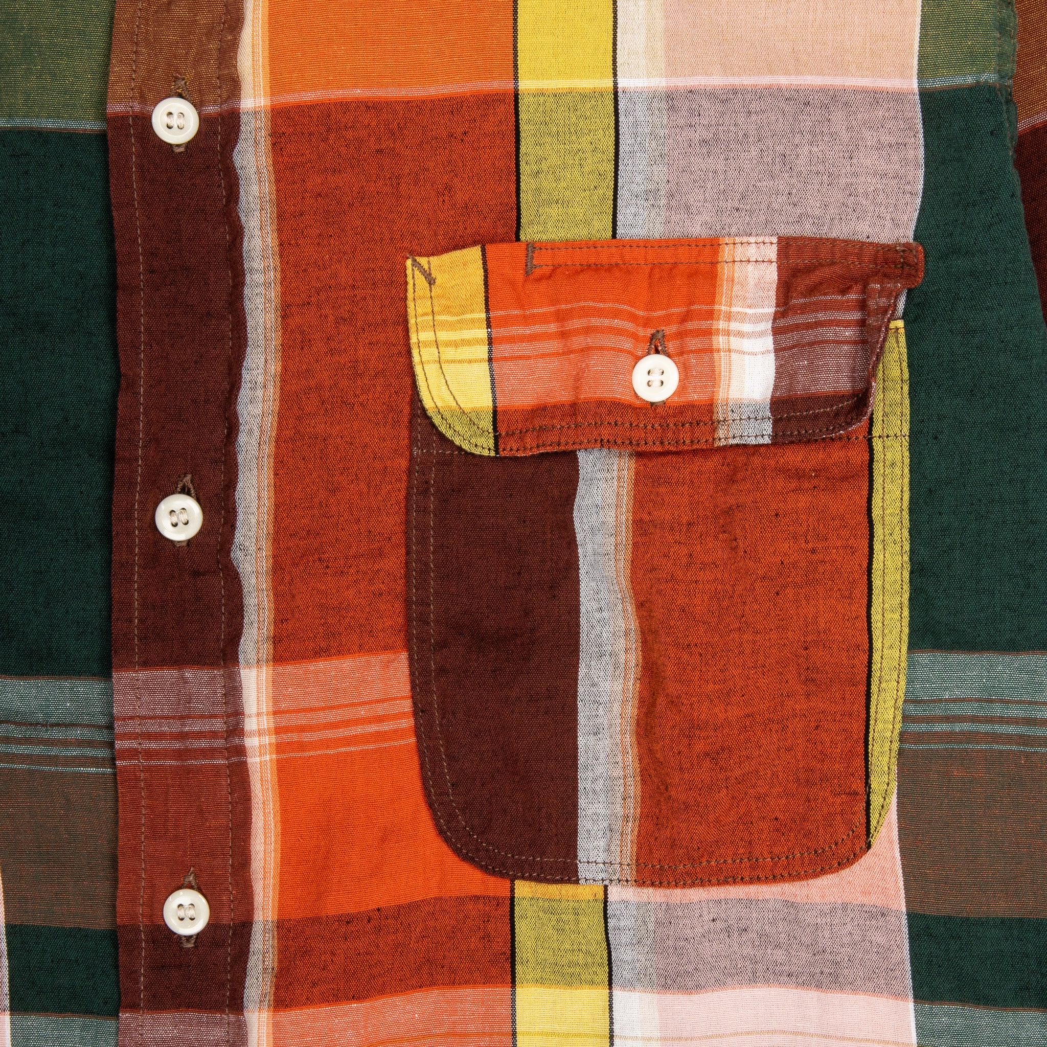 【KOOLOSET】Wool Check Over Shirt Men's Alaskan Check Overshirt in Recycled Italian Wool Blend