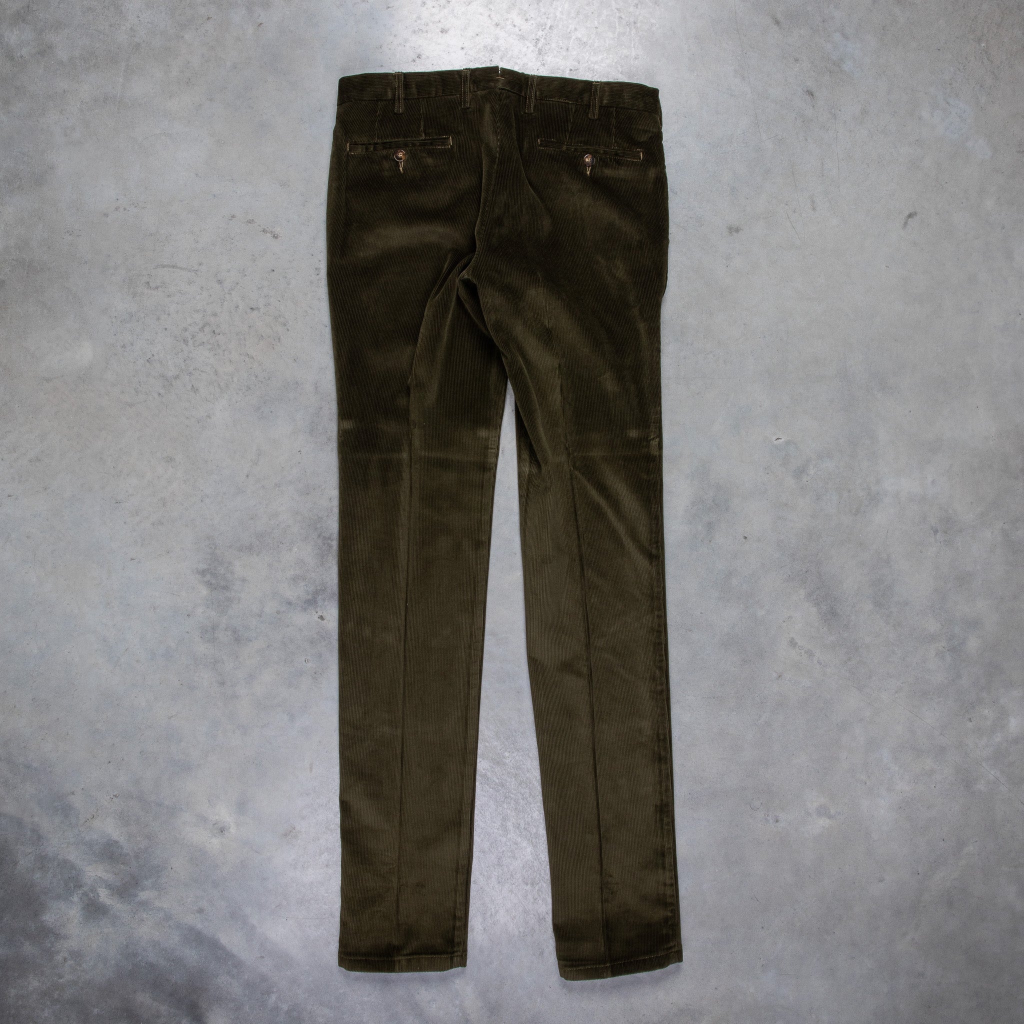 Rota Sport Medium Rise Slim Fit Corduroy Oliva Scuro