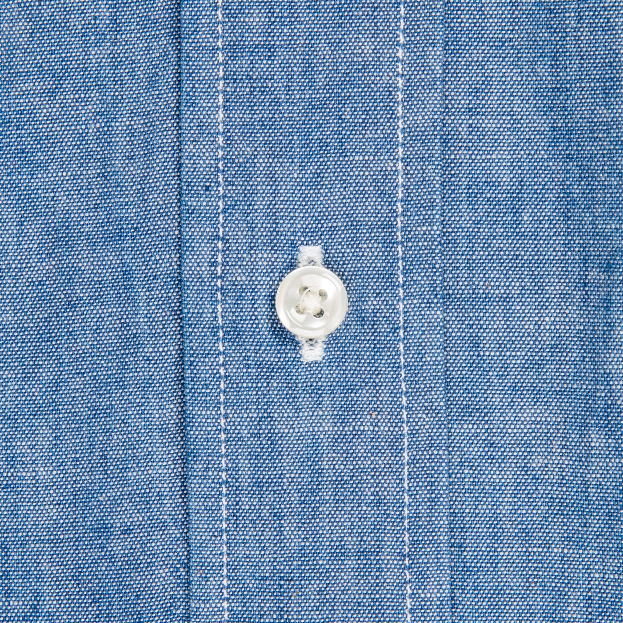 Orslow Button Down Washed Chambray Shirt