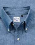 Orslow Button Down Washed Chambray Shirt