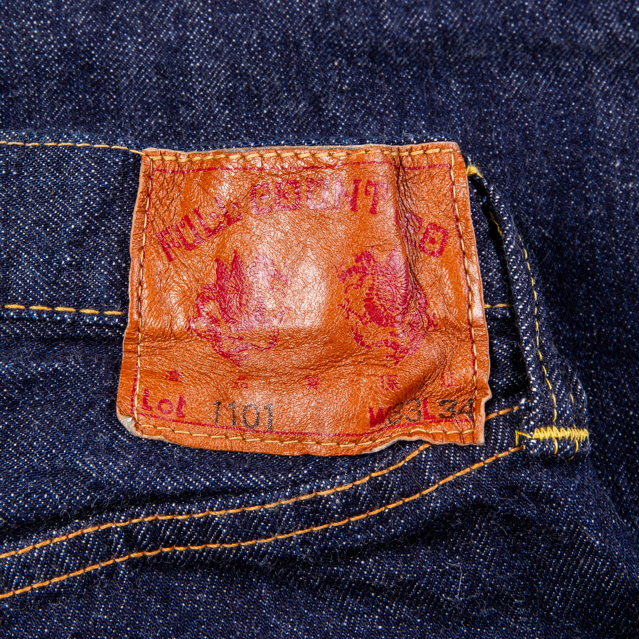 Fullcount 1101 Straight 13.7 Oz One wash