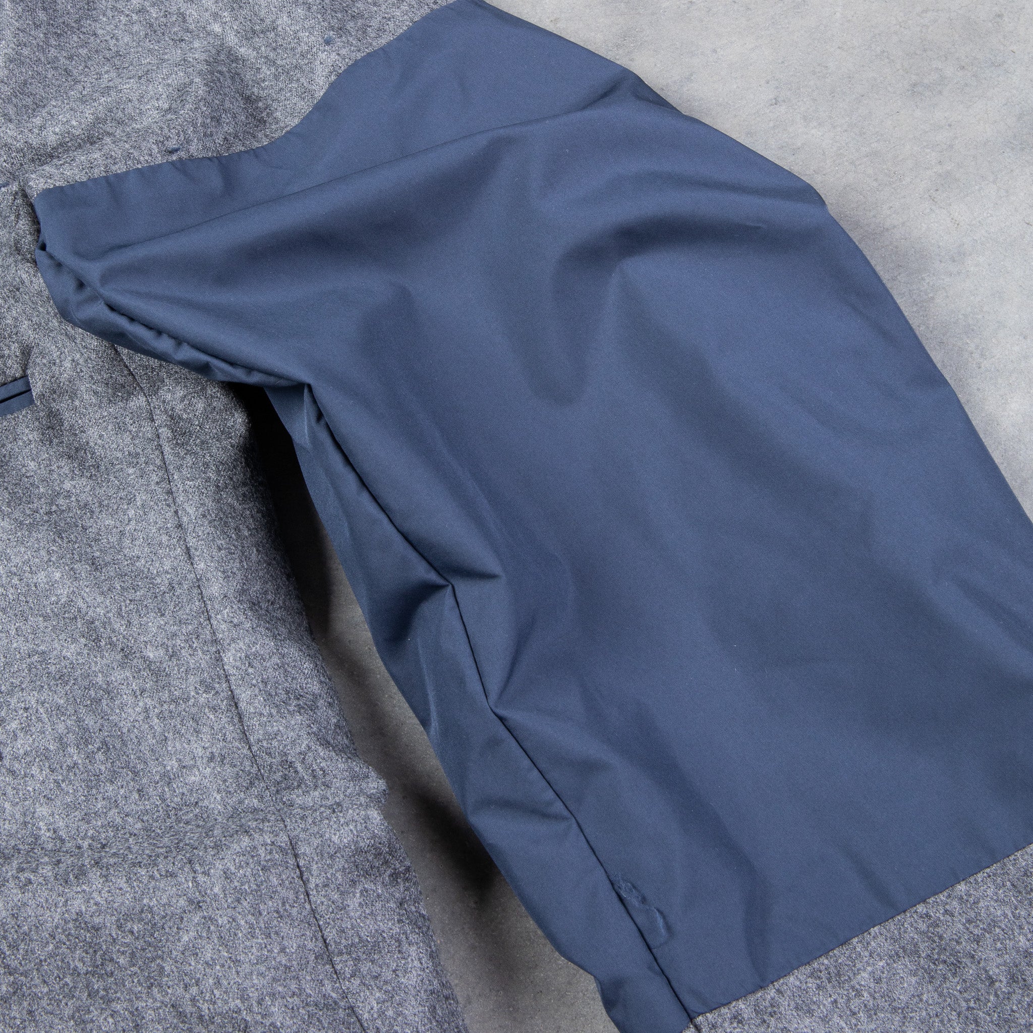 Caruso Traviata Jacket Nylon Navy Acciaio