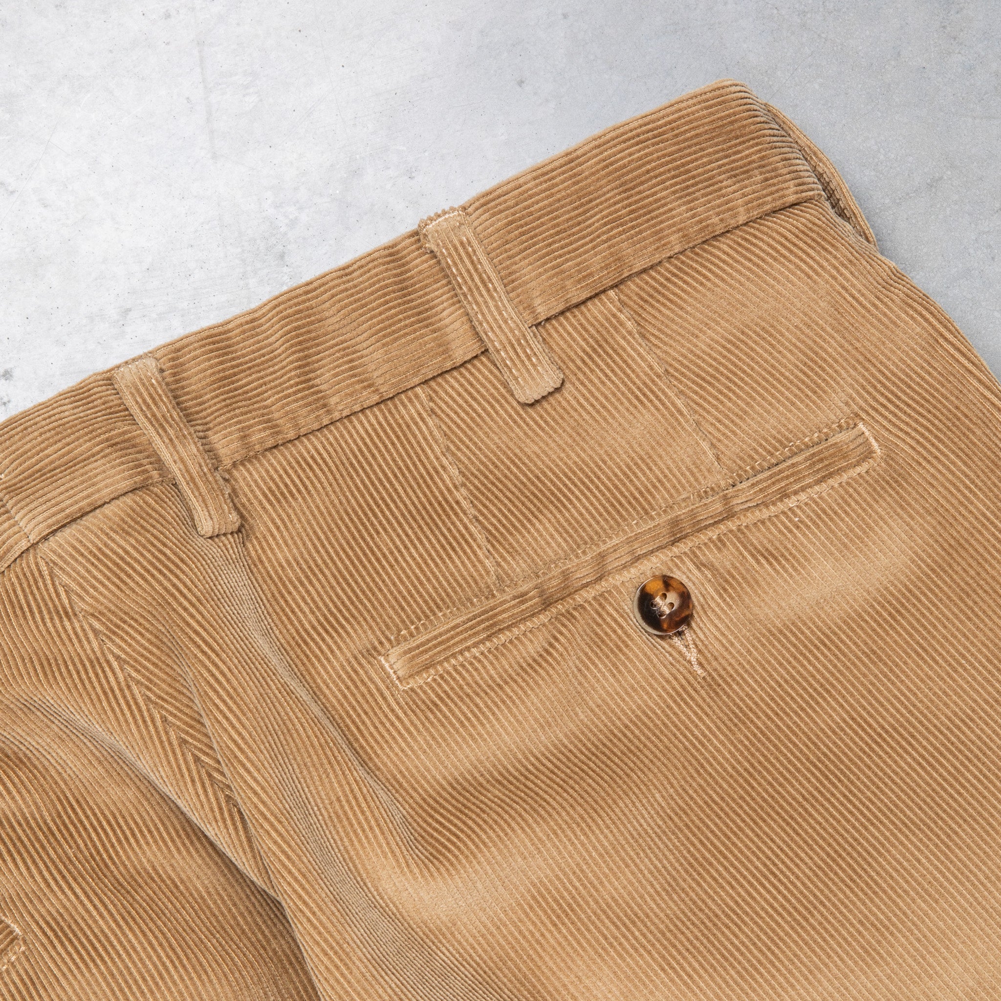Rota Sport Medium Rise Slim Fit Corduroy Beige Medio