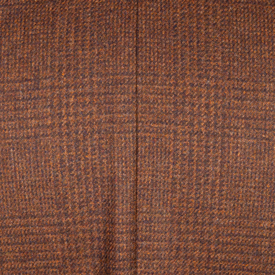 De Petrillo Benny Wool Flannel Prince Of Wales Marrone