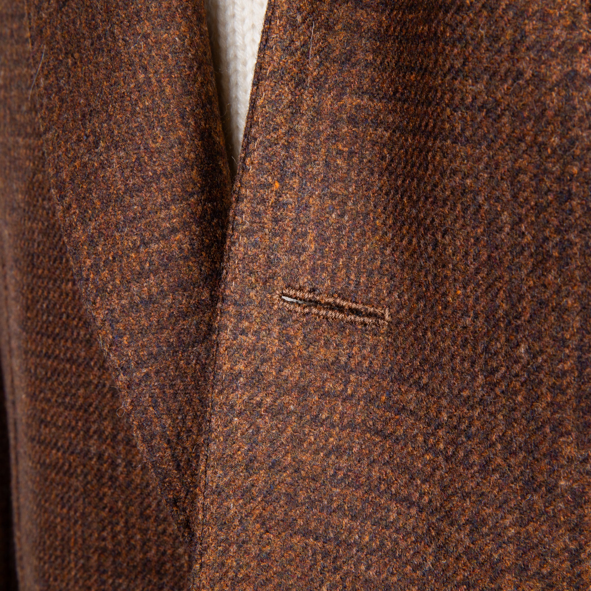 De Petrillo Benny Wool Flannel Prince Of Wales Marrone