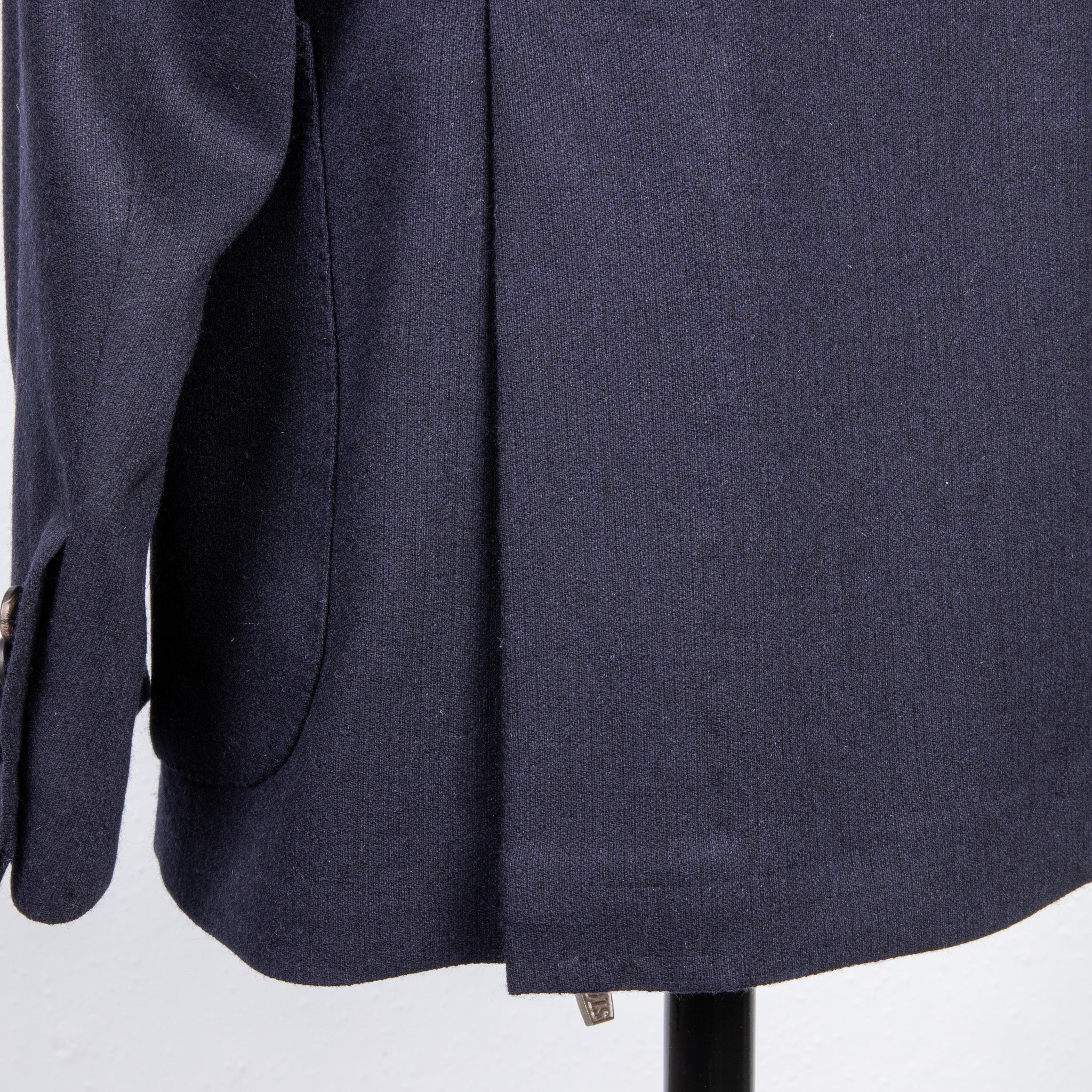 De Petrillo Benny Wool and Cashmere Jersey Jacket Blu Notte