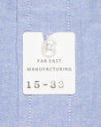 Far East Manufacturing Oxford Button-down Shirt Blue