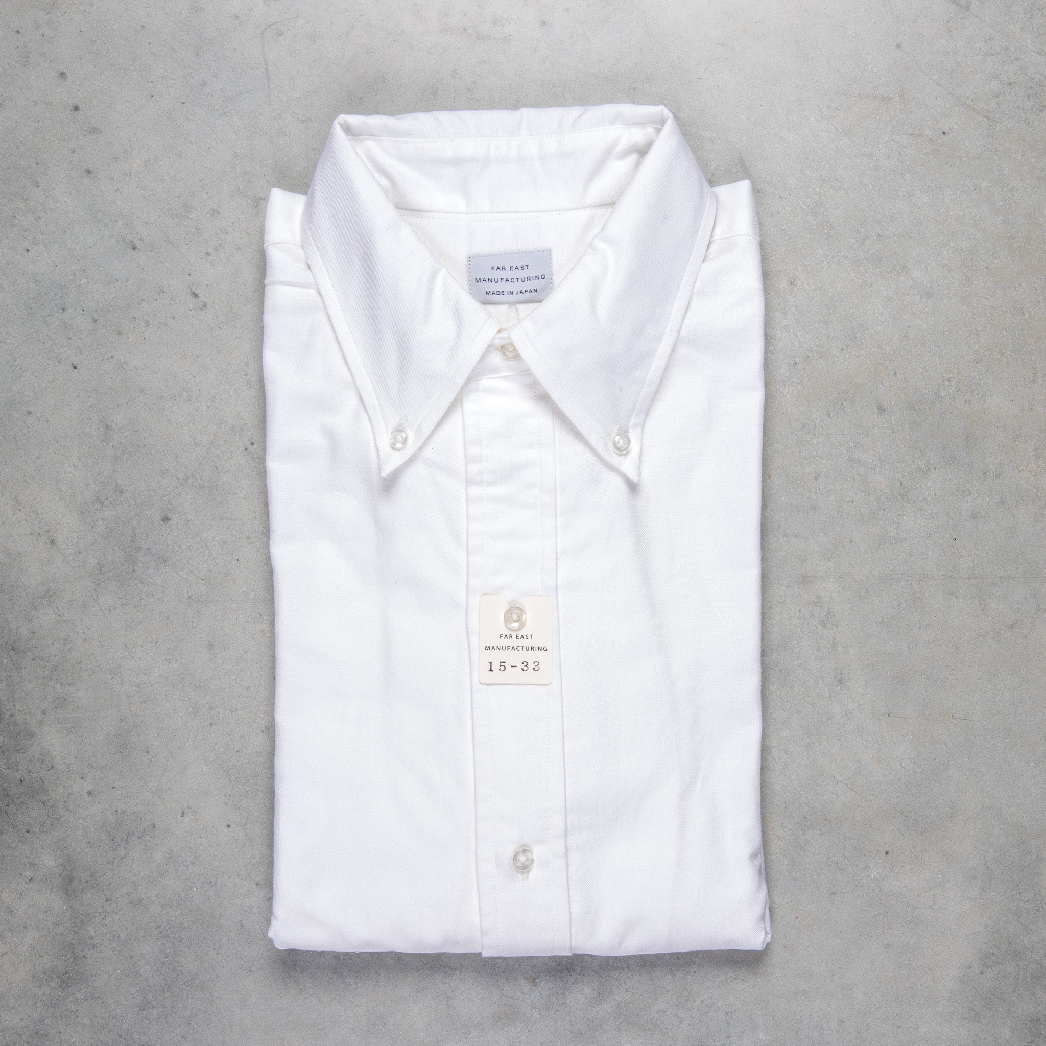 Far East Manufacturing Oxford Button-down Shirt White