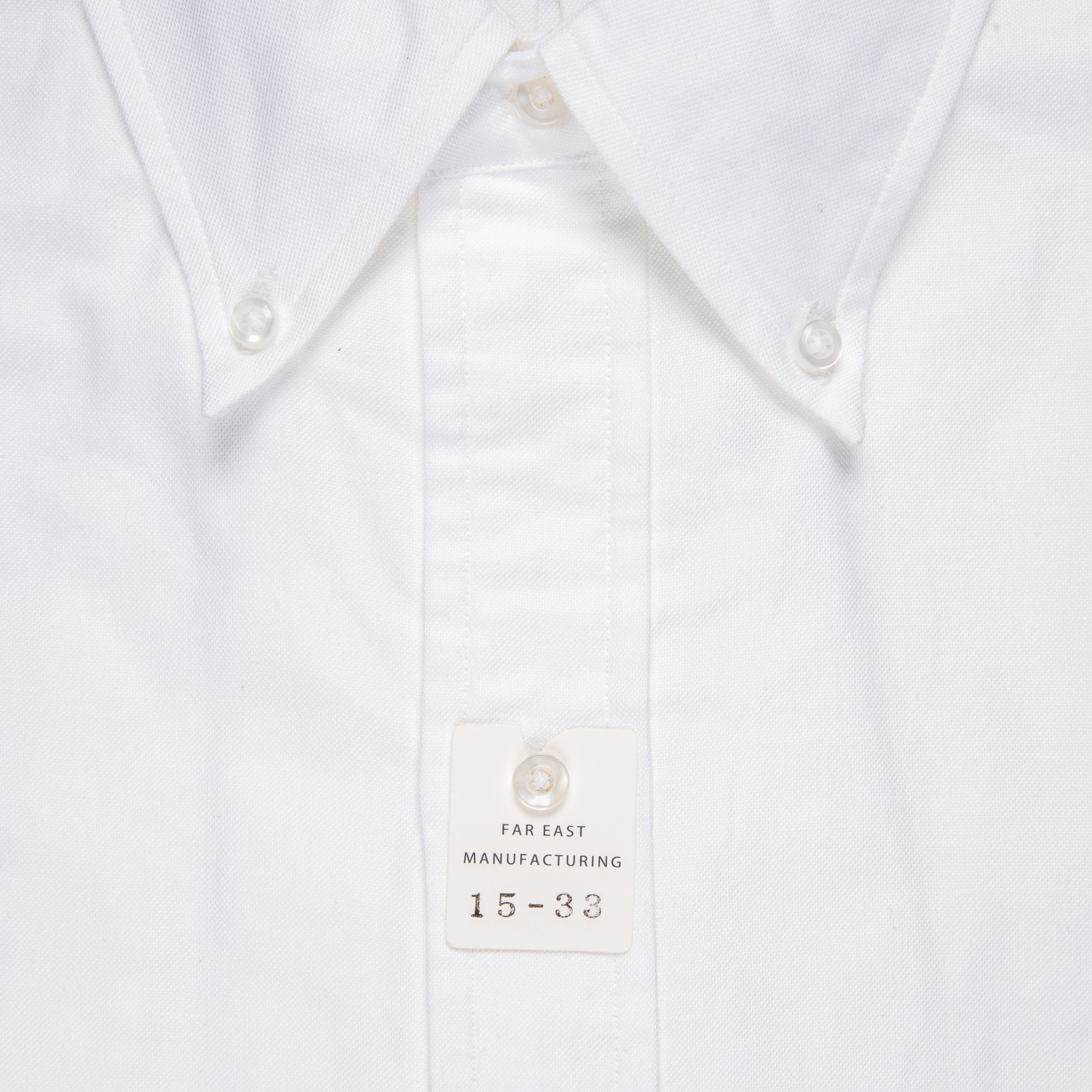 Far East Manufacturing Oxford Button-down Shirt White