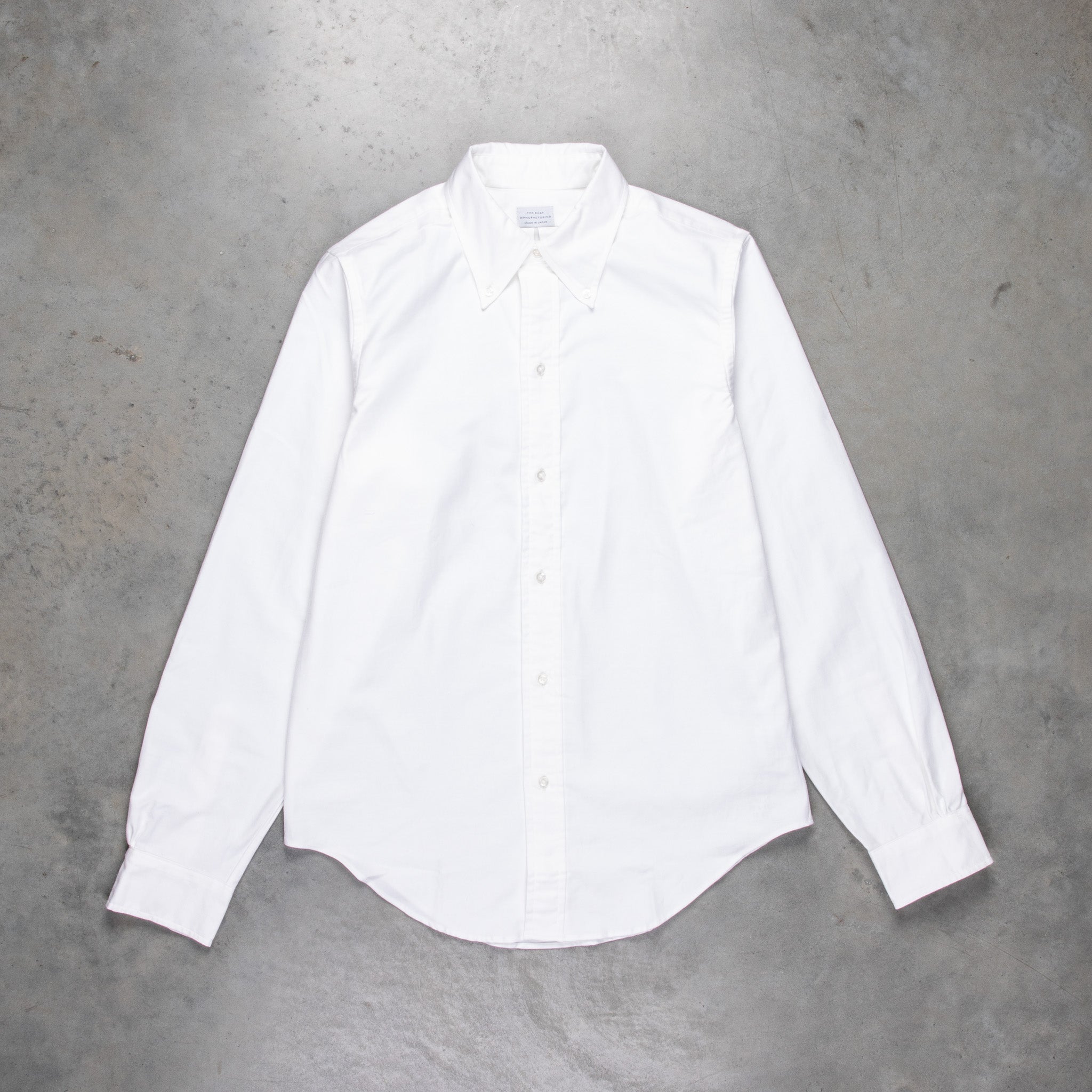 Far East Manufacturing Oxford Button-down Shirt White