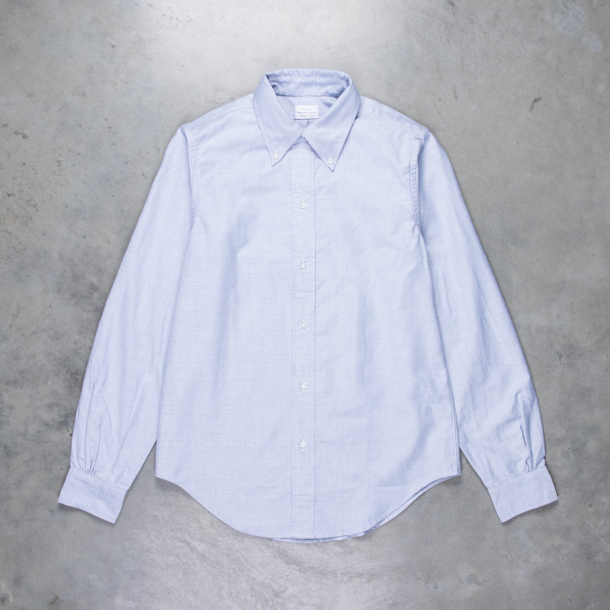 Far East Manufacturing Oxford Button-down Shirt Blue – Frans Boone Store