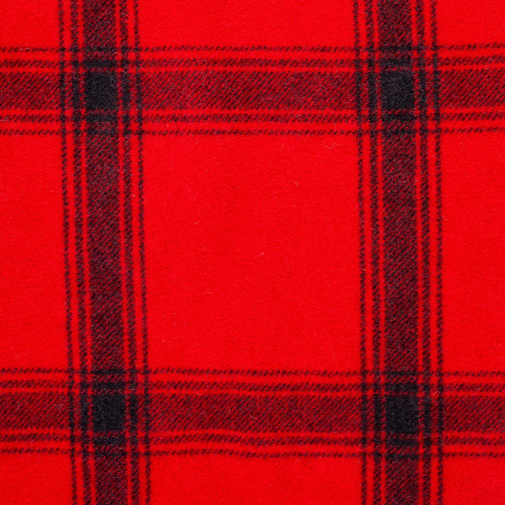 RRL Kaplan Wool Shearling-Collar Plaid Jacket