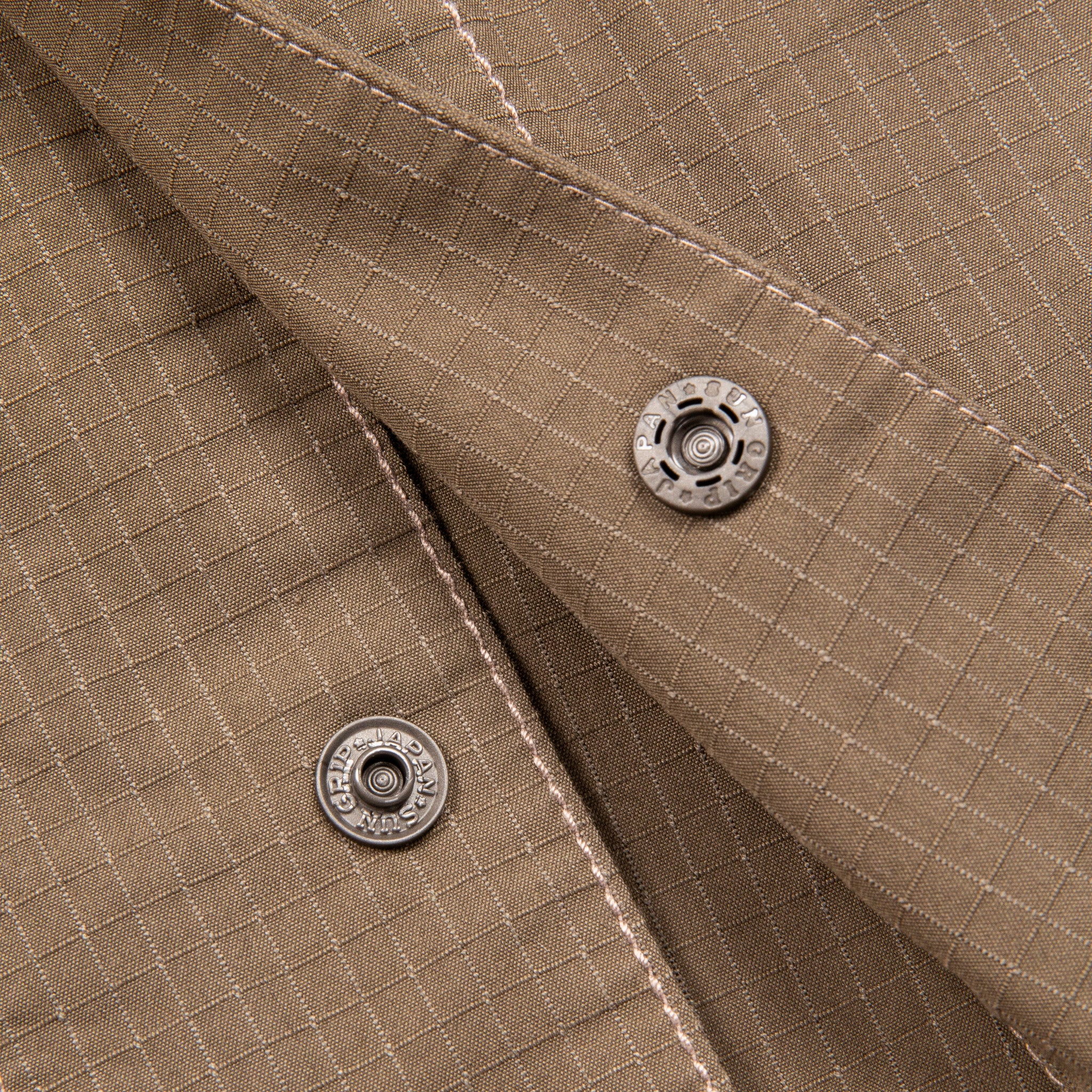 And Wander Dry Rip Shirt Jacket Khaki – Frans Boone Store