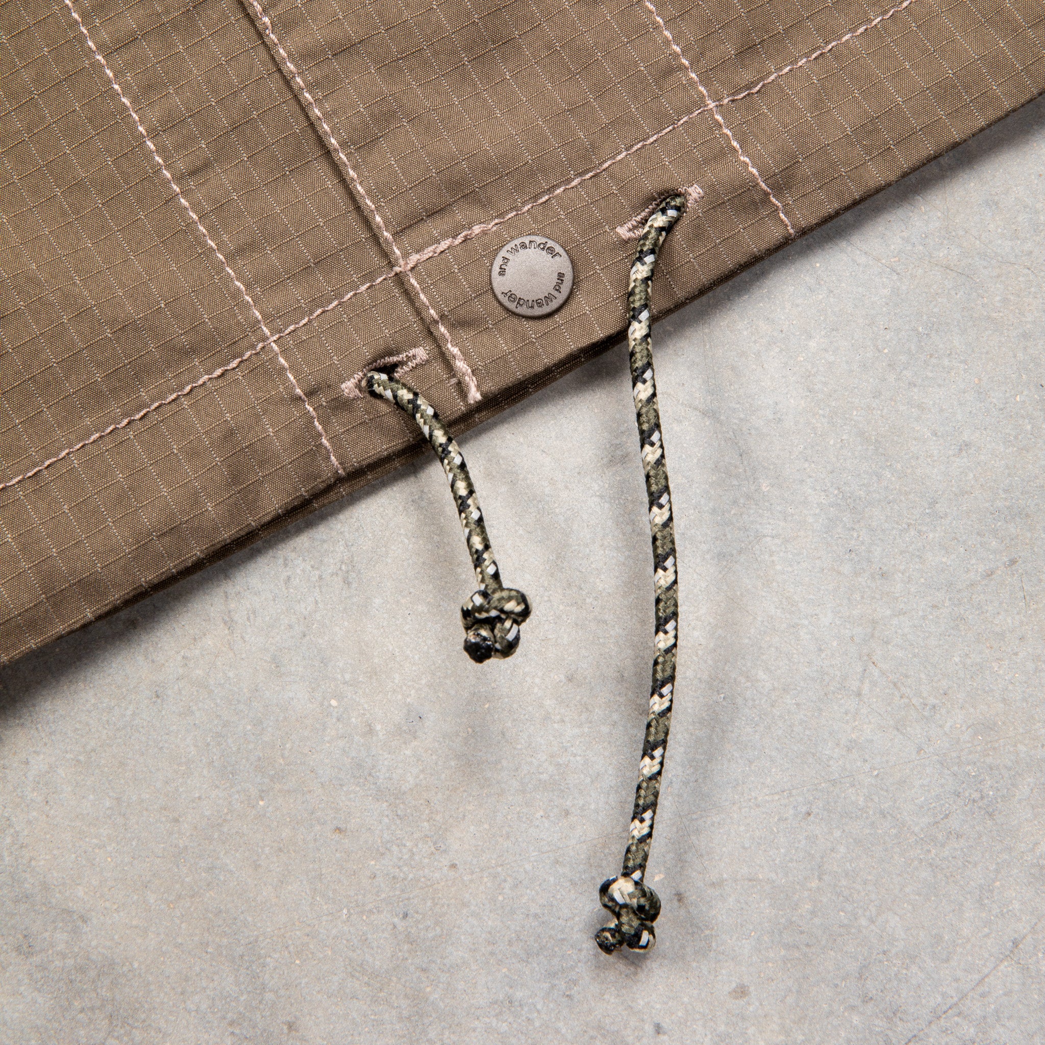 And Wander Dry Rip Shirt Jacket Khaki – Frans Boone Store