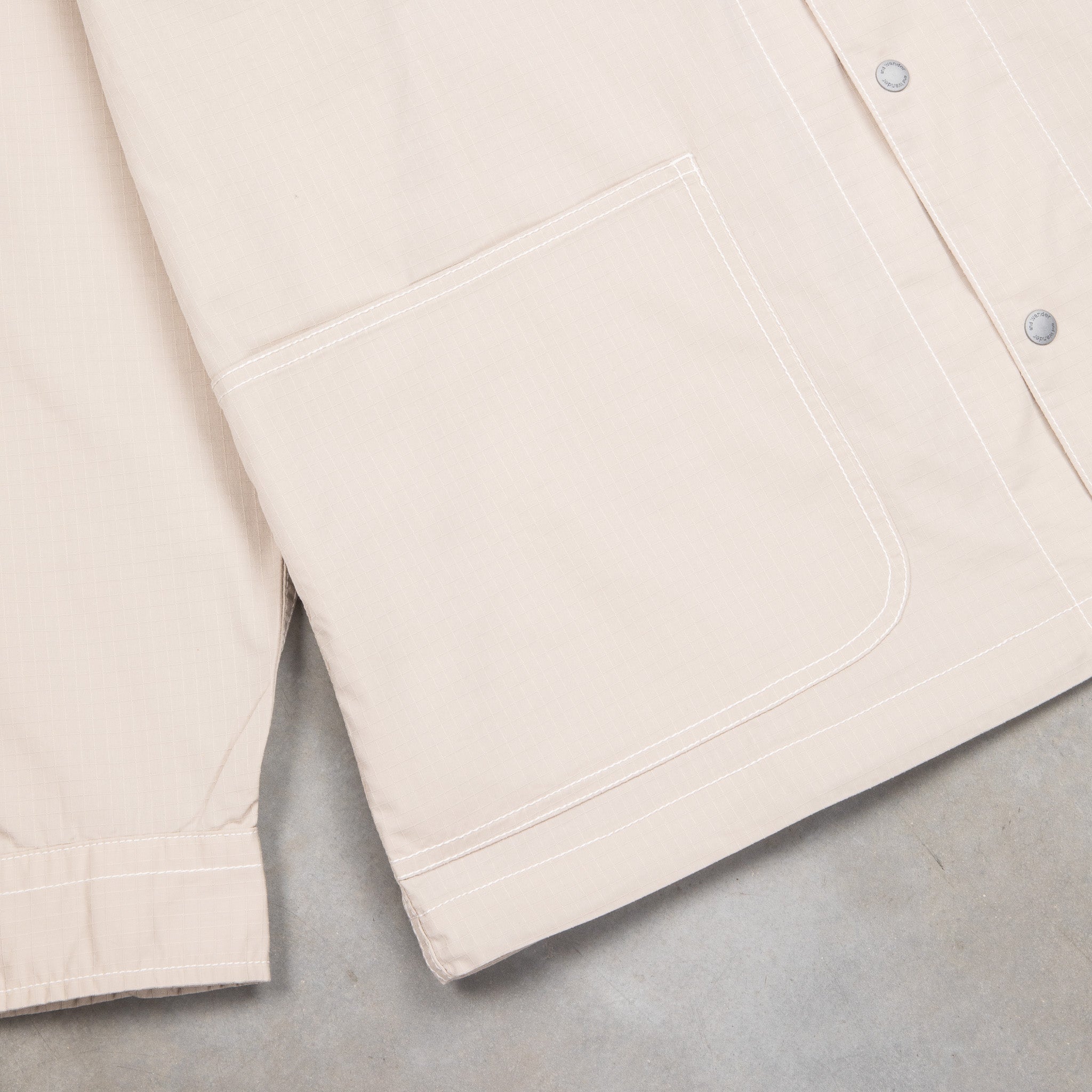 And Wander Dry Rip Shirt Jacket L. Beige – Frans Boone Store